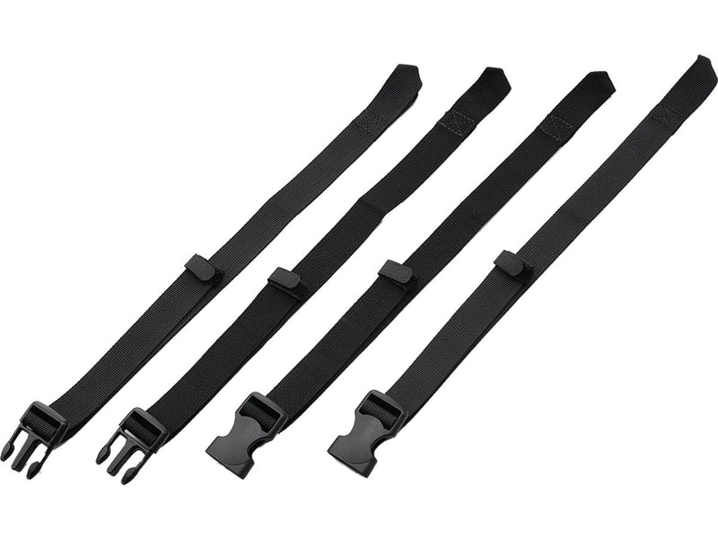 Fixing Belts For Dh-748 Water-Resistant Backpack Set Contains 4 Belts Black