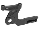 Club Style Radial Brake Caliper Adapter For 292 Mm Rotor Gloss Black Anodized Rear
