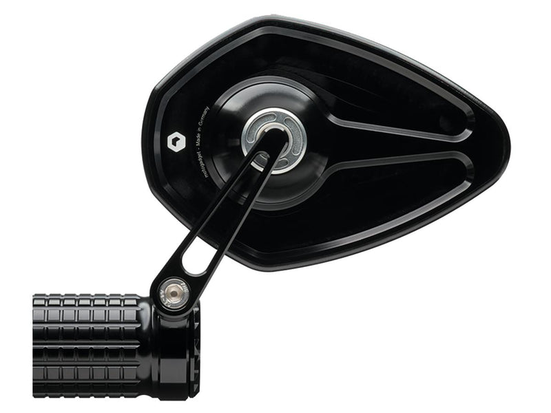 Mo.View Sport 60 Bar End Mirror Stem Length: 60Mm Black Anodized