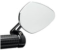 Mo.View Sport 60 Flip Bar End Mirror Black Anodized