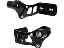 Medium Pro Side Mount License Plate Bracket Black For 18-24 Softail