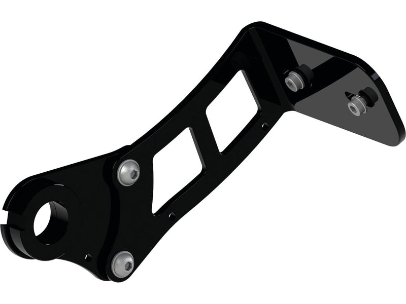 Medium Pro Side Mount License Plate Bracket Black For 08-17 Softail