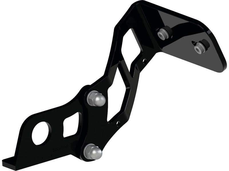 Medium Pro Side Mount License Plate Bracket Black For 04-20 Sportster