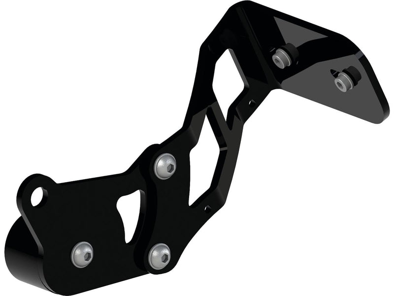 Medium Pro Side Mount License Plate Bracket Black For 02-17 V-Rod