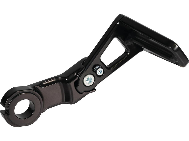 Aluminium Medium Length Side Mount License Plate Bracket With Approval Black Anodized For 18-24 Softail