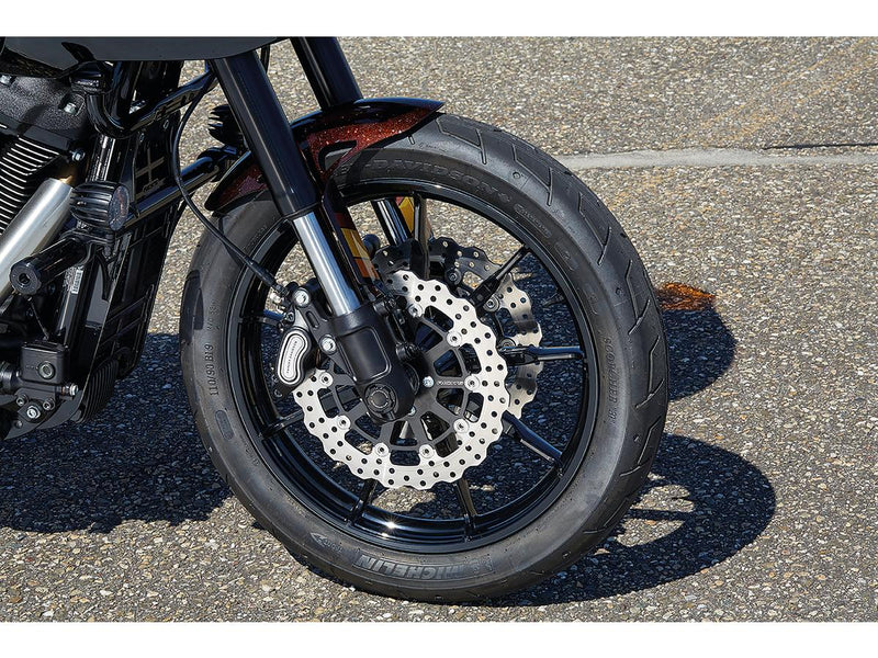 Steve Wave Design Floating Brake Disc Black Carrier For 5 X 3/8 Inch Brake Disc Fixation Stainless Steel 11.8 Inch Rear
