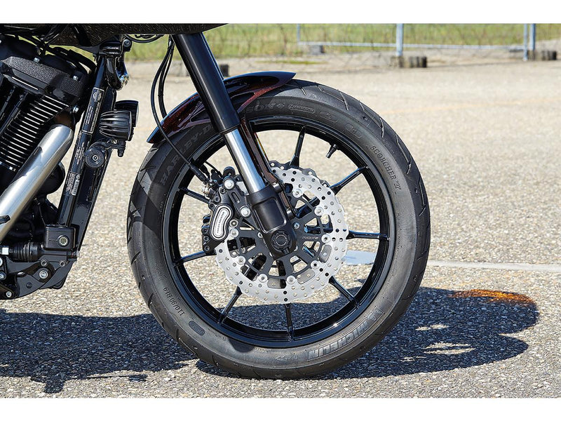 Steve Wave Design Floating Brake Disc Black Carrier For 5 X 3/8 Inch Brake Disc Fixation Stainless Steel 11.8 Inch Rear