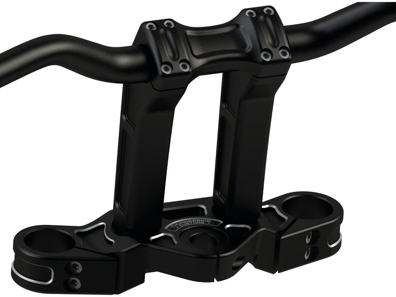 Clubstyle Riser Kit Height: 7 Inch/ For 1 1/4 Inch Handlebar/ No Instrument Black Satin