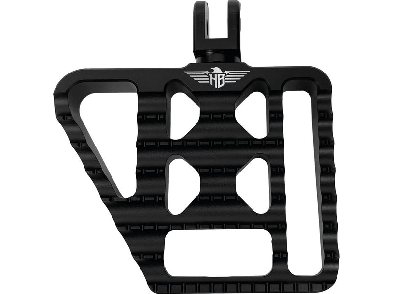 V1 Performance Mini Floorboards Black Satin Anodized For 18-24 Softail