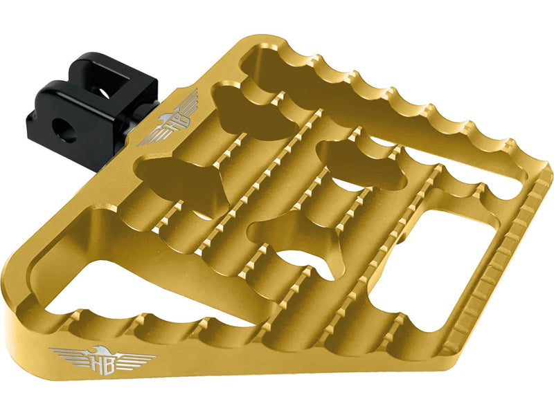 V1 Performance Mini Floorboards Gold Anodized For 91-20 Sportster