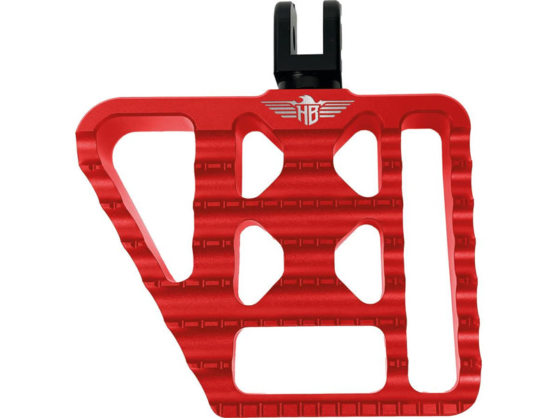 V1 Performance Mini Floorboards Red Anodized For 18-24 Softail