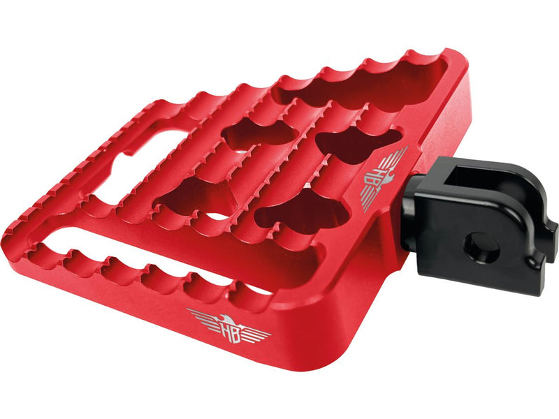 V1 Performance Mini Floorboards Red Anodized For 18-24 Softail