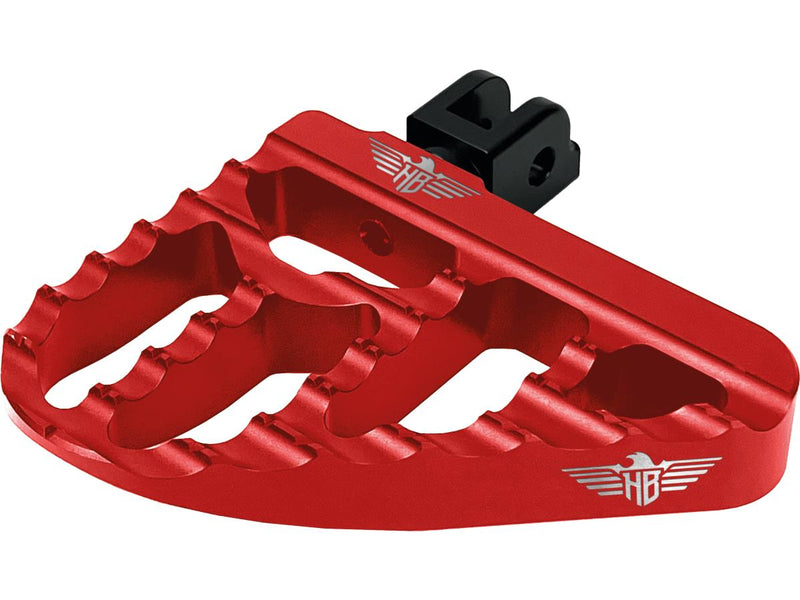 V2 Performance Mini Floorboards Red Anodized For 18-24 Softail