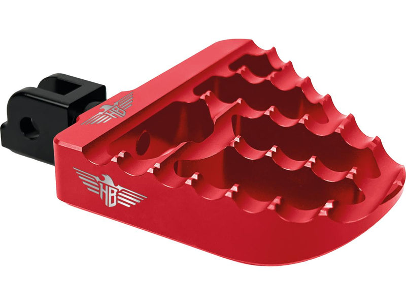 V2 Performance Mini Floorboards Red Anodized For 18-24 Softail