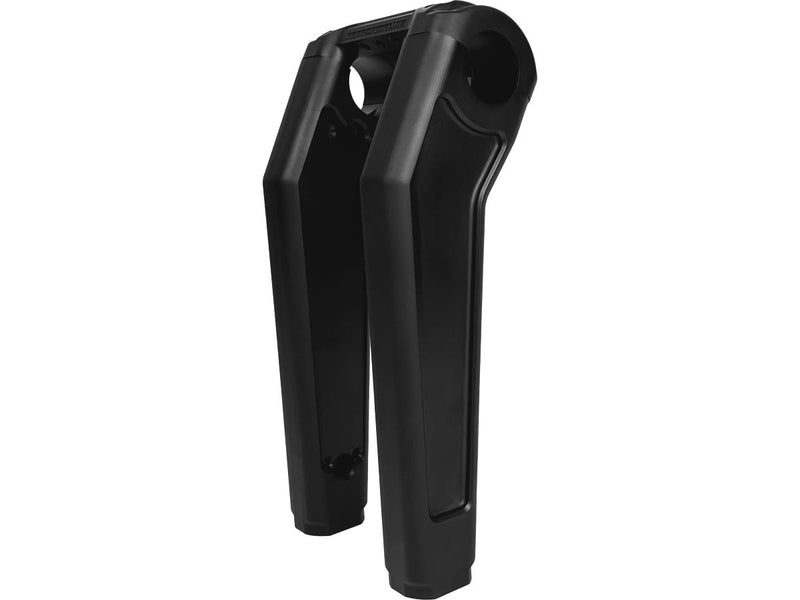 Performance Club Style Riser Kit 9 Inch Height / 1 1/4 Inch Handlebar Clamp Without Instrument Black Satin