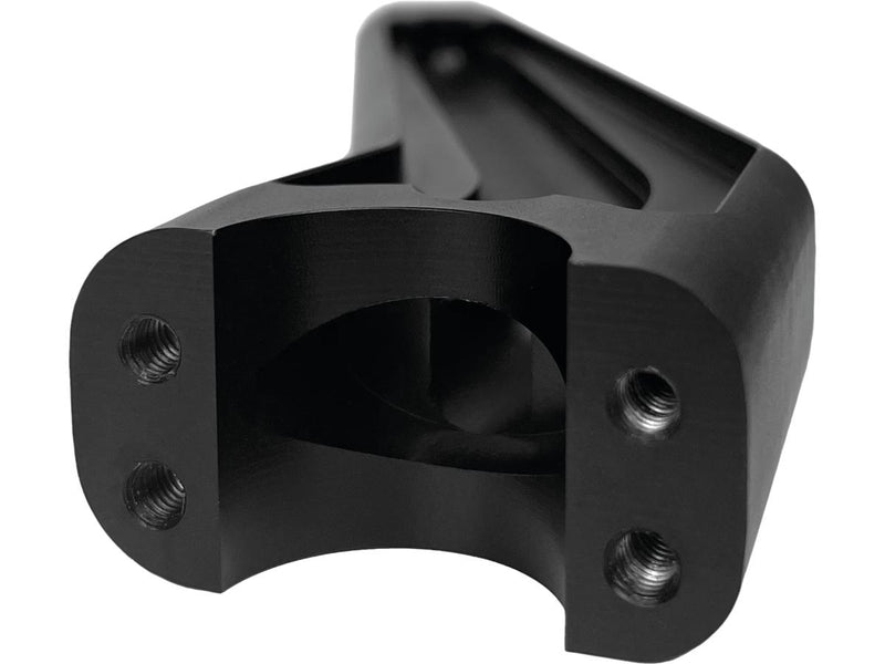 Performance Club Style Riser Kit 9 Inch Height / 1 1/4 Inch Handlebar Clamp Without Instrument Black Satin