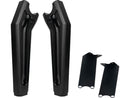 Performance Club Style Riser Kit 7 Inch Height / 1 Inch Handlebar Clamp Without Instrument Black Satin