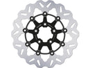 Colored Disc Wave Floating Brake Disc Anodized Inner Aluminium Carrier Black Cut 11.5 Inch Front