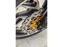 Colored Disc Wave Floating Brake Disc Anodized Inner Aluminium Carrier Gold 11.5 Inch Rear