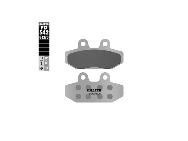 Sintered G1370 Brake Pads Sinter Rear For 18-24 Softail