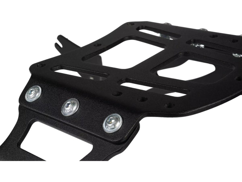 Custombike Luggage Rack For M8 Softail With 200/18 Tire & Customfender Black Powder Coated