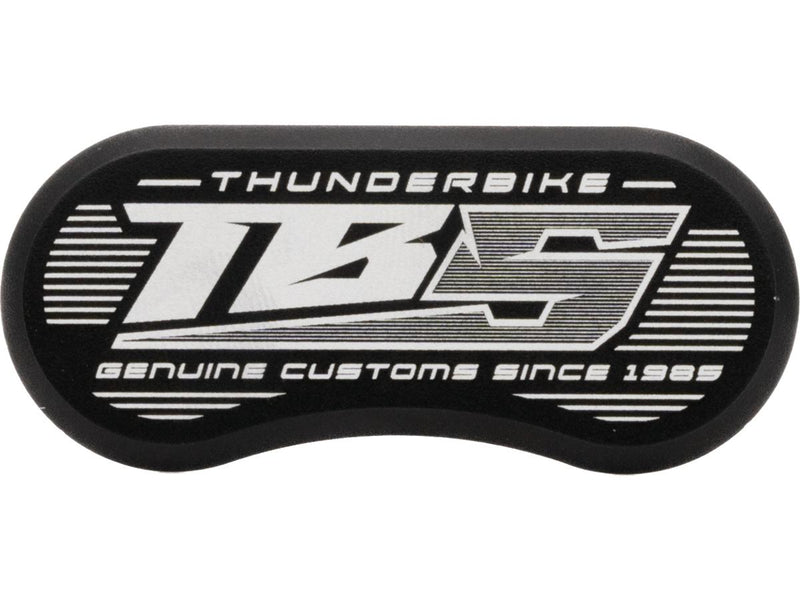 Brake Caliper Inserts TB-S Logo Black Anodized For 18-24 Softail