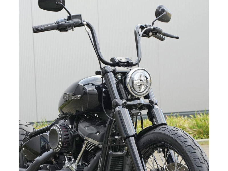 Lower Fork Cover Gloss Black For 18-20 FXBB