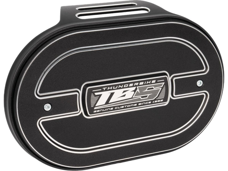 Tb-S Oval Airbox Air Cleaner Cover Bi-Color Anodized