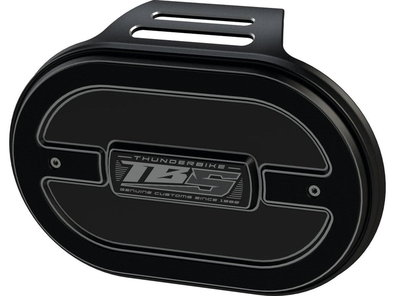 Tb-S Oval Airbox Air Cleaner Cover Bi-Color Anodized