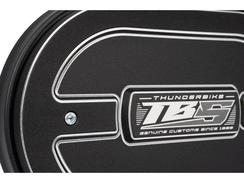 Tb-S Oval Airbox Air Cleaner Cover Bi-Color Anodized