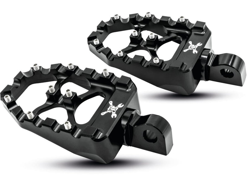 Mx-Evolution Footpegs Black Anodized For 91-20 Sportster