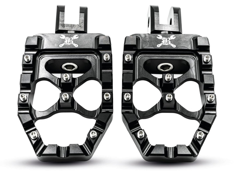 Mx-Evolution Footpegs Black Anodized For 18-24 Softail