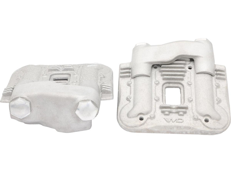Knuckle Rocker Box Covers For Sportster 86-03 Raw For 86-03 Sportster