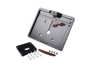 Mid-Mount License Plate Bracket And Base Plate Kit V1 / Austria: 210 X 170 MM / Without 3-In-1 Turn Signals Black Satin