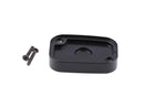 Front Brake Master Cylinder Cover Racing Black Cut