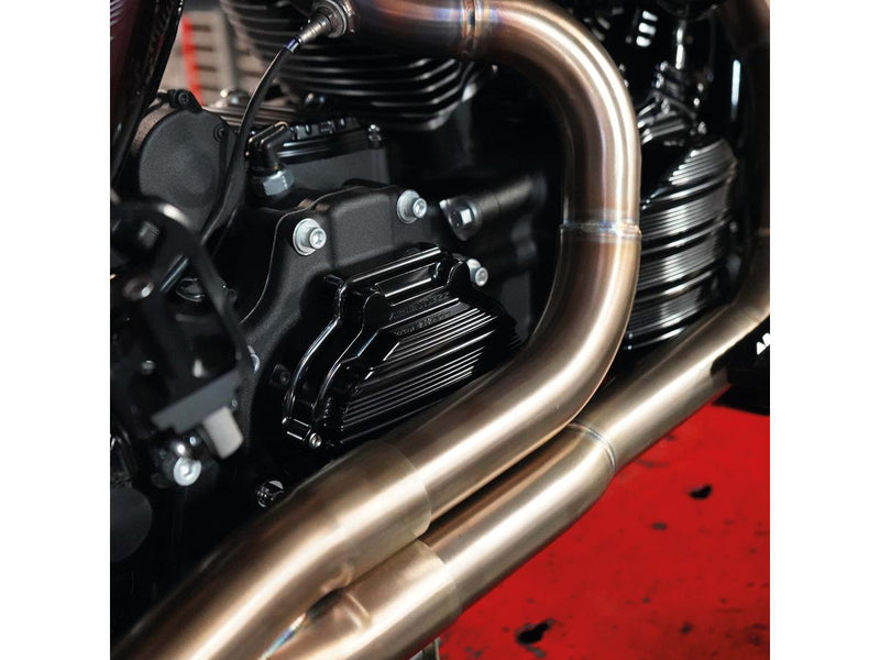 10-Gauge Transmission Side Cover Black Anodized For 07-24 Softail