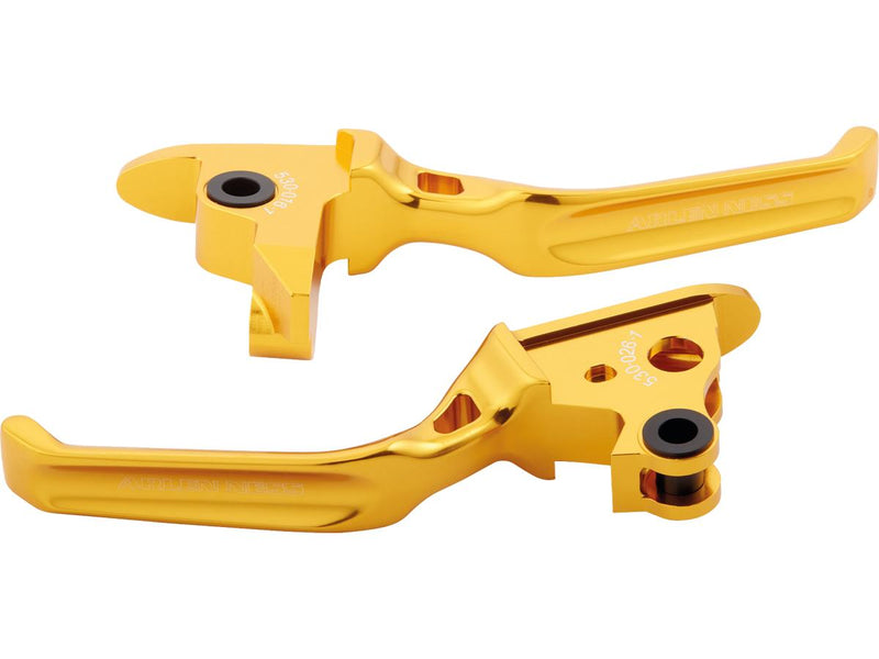 Method Hand Levers Gold Anodized Cable Clutch For 08-13 Touring