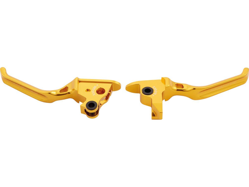 Method Hand Levers Gold Anodized Cable Clutch For 08-13 Touring