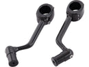 Forged Highway Peg Mounts Accepts HD Type Shifter Pegs (5/16”-24) Black Anodized