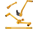 Speedliner Brake & Shift Arm Control Kit With Heel/Toe Shifters Gold Anodized
