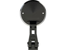Bottom To Top Mount Round Speedometer Conversion Kit For Ricks Club Style Riser Kit Black Anodized