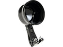 Bottom To Top Mount Round Speedometer Conversion Kit For Ricks Club Style Riser Kit Black Anodized