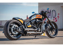 GP-Style Rear Fender For 240-260/18 Inch With Taillight And Turn Signals Raw