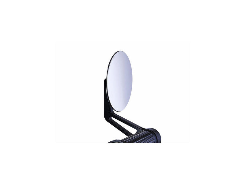 mo.view Classic 130 Bar End Mirror 110 Mm Stem Length Black Anodized