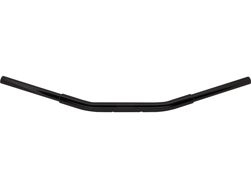 Fat Flyer Bar Handlebar With 1 1/4 Inch Clamp Diameter Dimpled 3-Hole Black Powder Coated 1 1/4 Inch 1000 Mm Throttle By Wire