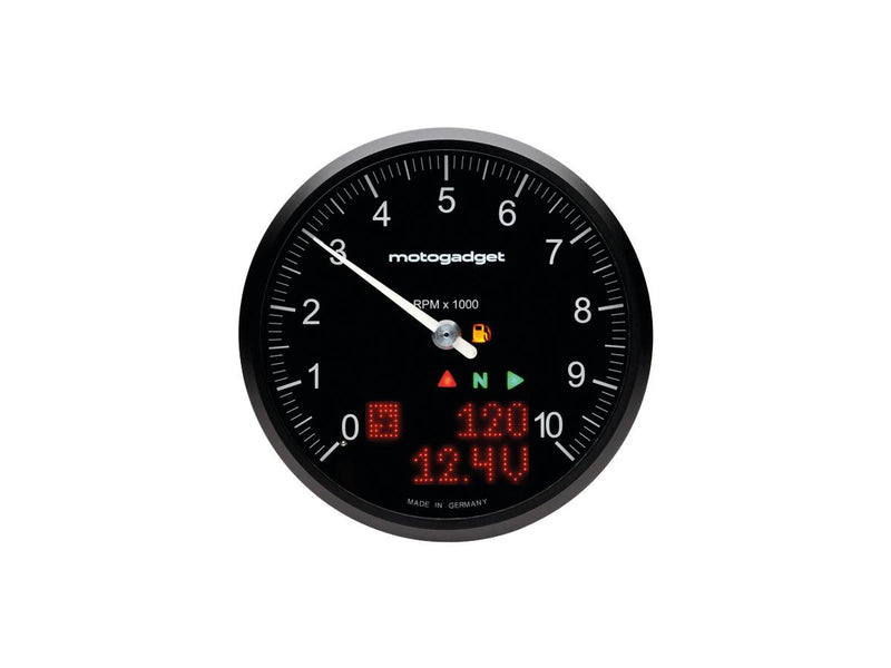 Motoscope Chronoclassic 2.0 Instrument Scale: 10.000 Rpm Black Anodized Bezel 80 Mm