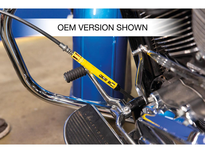 Black Vinyl V-Twin Split-Clutch Cable 49 Inch