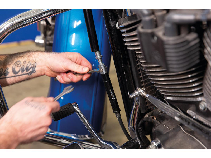 Black Vinyl V-Twin Split-Clutch Cable 32 Inch