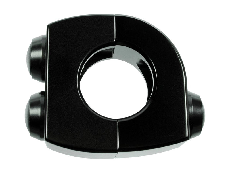 mo.switch Push-Button Clamp For 1" Or 7/8" Handlebars 3 Black Button Gloss Black Anodized