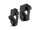 Oversize Brake Rotor Axial Brake Caliper Adapter For 355 MM Rotors Gloss Black Dual Disc